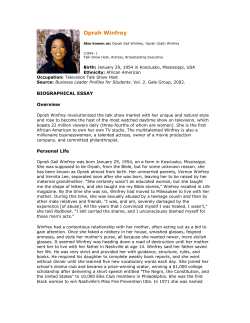 Oprah Winfrey