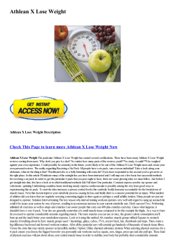 Athlean X Lose Weight