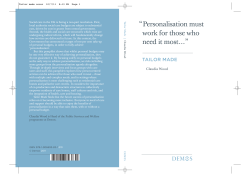 Tailor made - Leeds palliative care