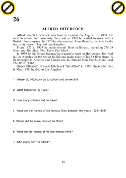 alfred hitchcock