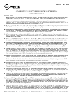 Service Instructions 710/712