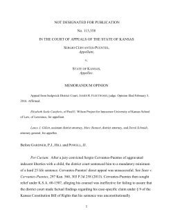 Kansas Court of Appeals-113,358 Cervantes