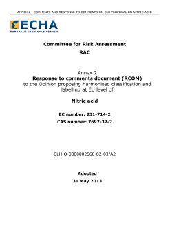 to the Opinion proposing