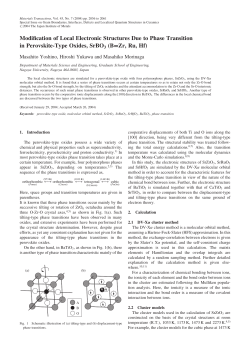 Modification of Local Electronic Structures Due to Phase Transition