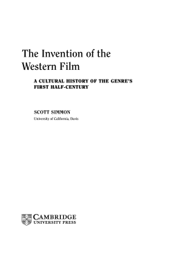 The Invention of the Western Film - Assets