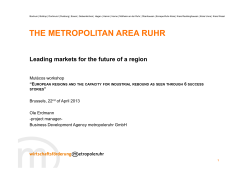 the metropolitan area ruhr