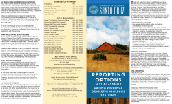 reporting options - UCSC Police Department