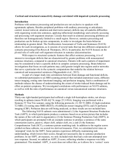 Cortical and structural connectivity damage correlated with impaired