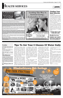 Tips To Get Your 8 Glasses Of Water Daily