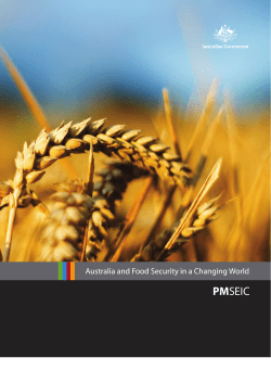 Food Security in a Changing World Report