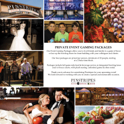 private event gaming packages