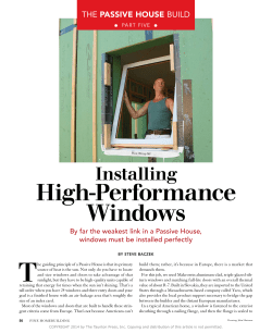 High-Performance Windows