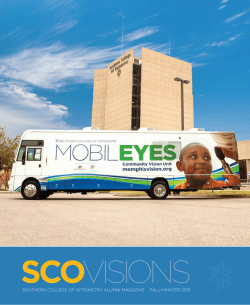 southern college of optometry alumni magazine | fall &bull; winter 2015
