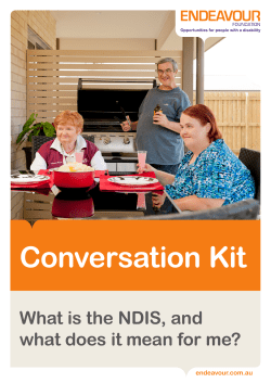Conversation Kit - Endeavour Foundation