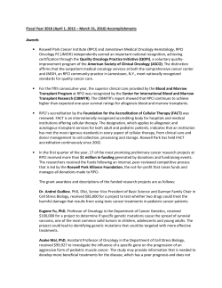 Annual Report on Operations and Accomplishments