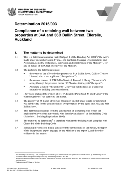 Compliance of a retaining wall between two properties