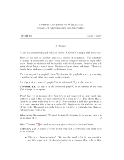 2. Trees - School of Mathematics and Statistics