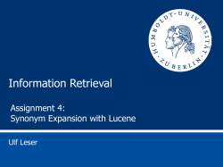 Praktikum Text Analytics - HU