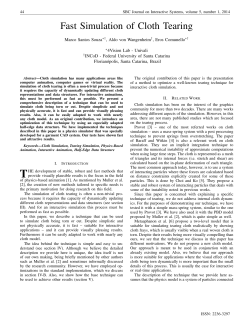 Fast Simulation of Cloth Tearing