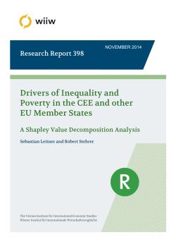 Drivers of Inequality and Poverty in the CEE and other EU