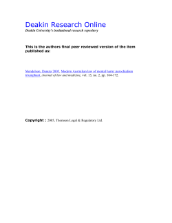 Deakin Research Online