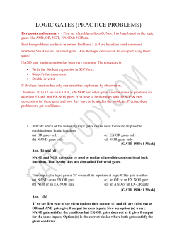 logic gates (practice problems)