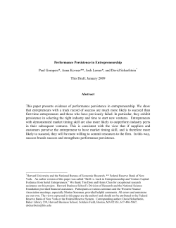 "Pricing and Financial Resources: An Analysis of
