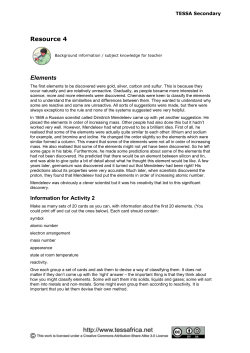 Resource 4 Elements