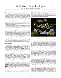 DNA-Based Technologies