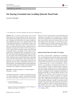On Staying Grounded and Avoiding Quixotic Dead