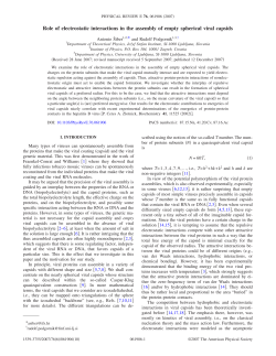 Role of electrostatic interactions in the assembly of empty spherical