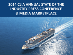 2014 clia annual state of the industry press