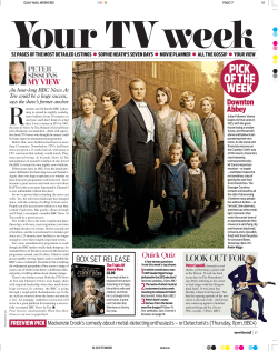 Peter Sissons &ndash; My View, DAILY MAIL WEEKEND