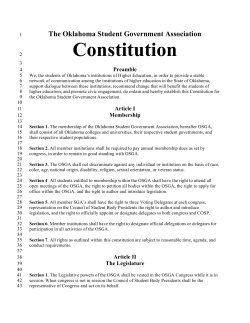 OSGA Constitution