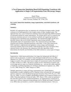Cell Counting and Segmentation of Microscopy Image Using Novel