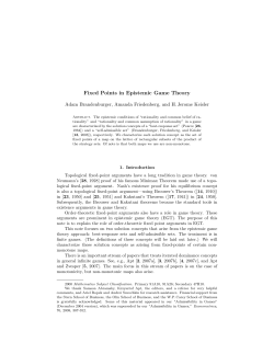 Fixed Points for Strong and Weak Dominance