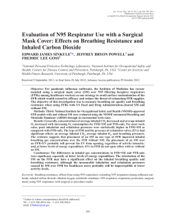 Evaluation of N95 Respirator Use with a Surgical