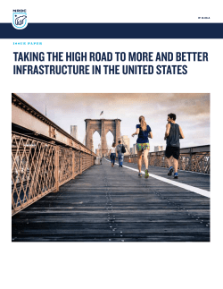 NRDC: Taking the High Road to More and Better Infrastructure in the