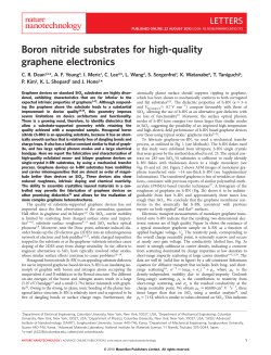 Boron nitride substrates for high-quality graphene