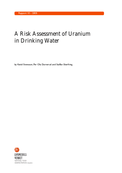 A Risk Assessment of Uranium