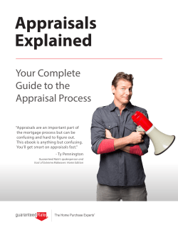 Appraisals Explained
