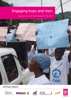 Engaging boys and men - Defence for Children