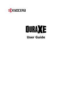 User Guide - Kyocera Mobile
