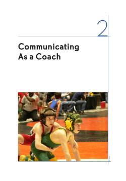 Communicating As a Coach