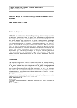 Efficient design of direct low-energy transfers in multi