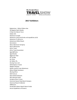 2017 Exhibitors - The New York Times Travel Show