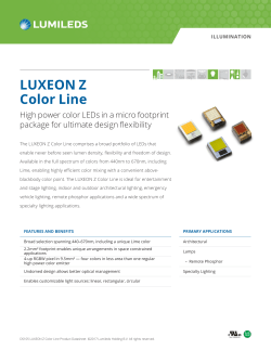 luXEon Z Color line