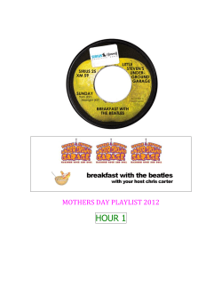 klos mothers day 2012 - Breakfast With The Beatles