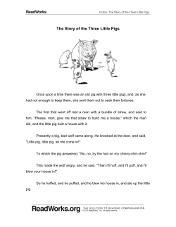 The Story of the Three Little Pigs