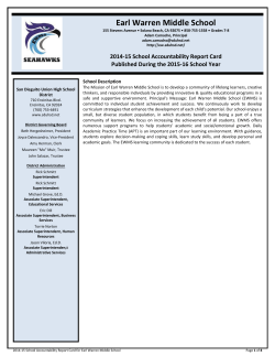 Earl Warren Middle School